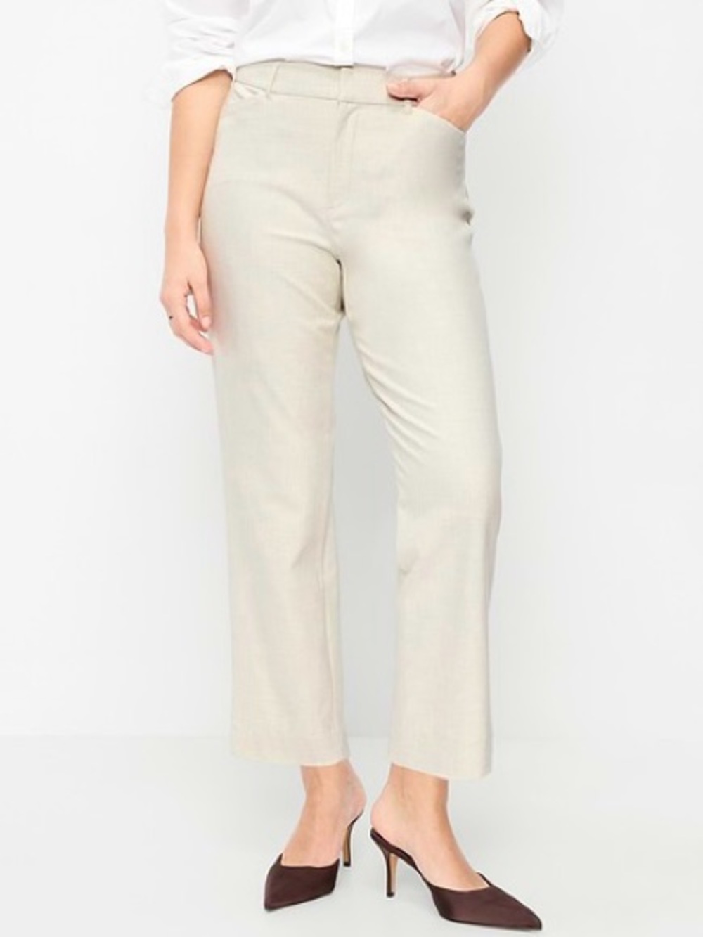 [Old Navy] High Rise Pixie Straight Ankle Trousers